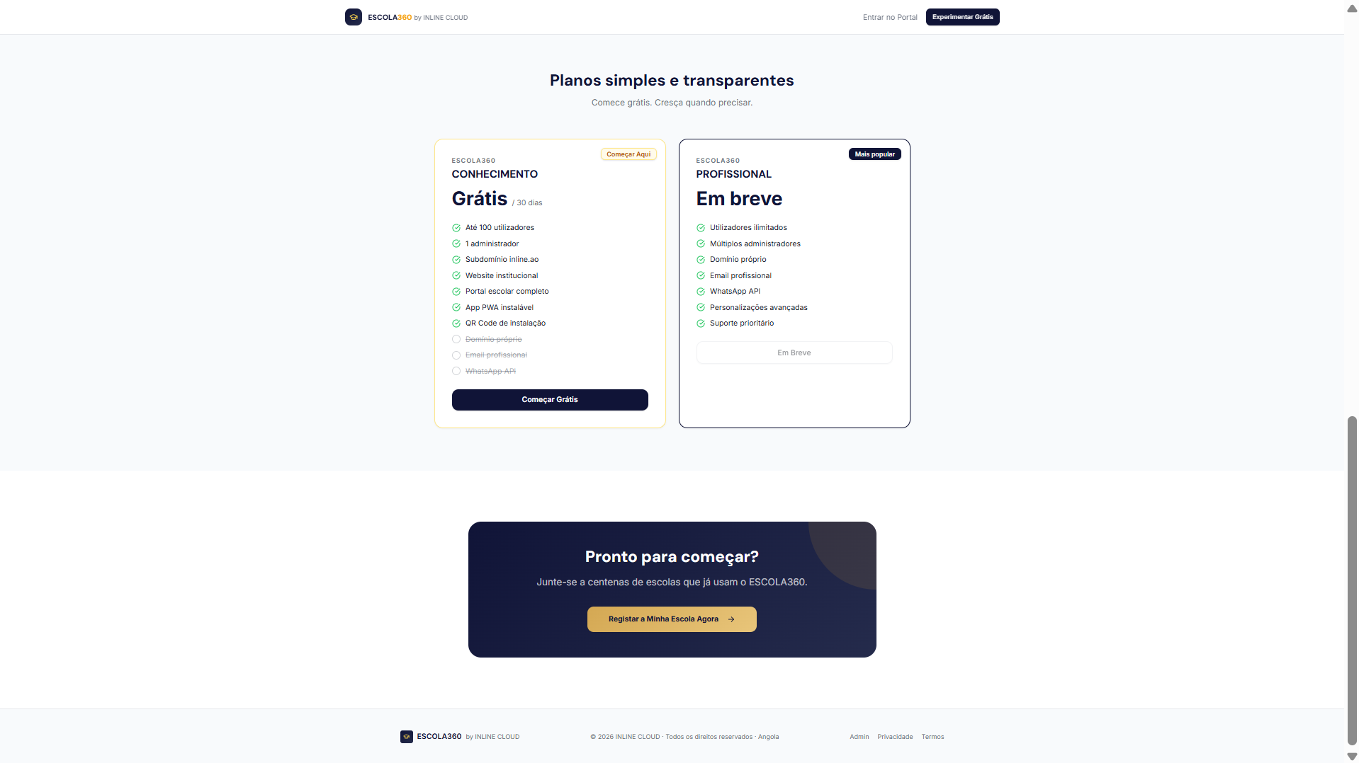 Gerador de Portal template preview