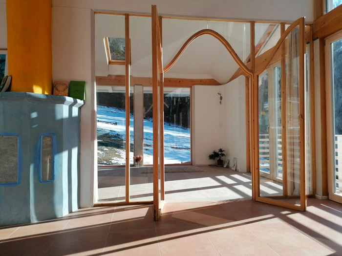Sala di pratica — Accademia di Yoga dell'Oasi del Sole