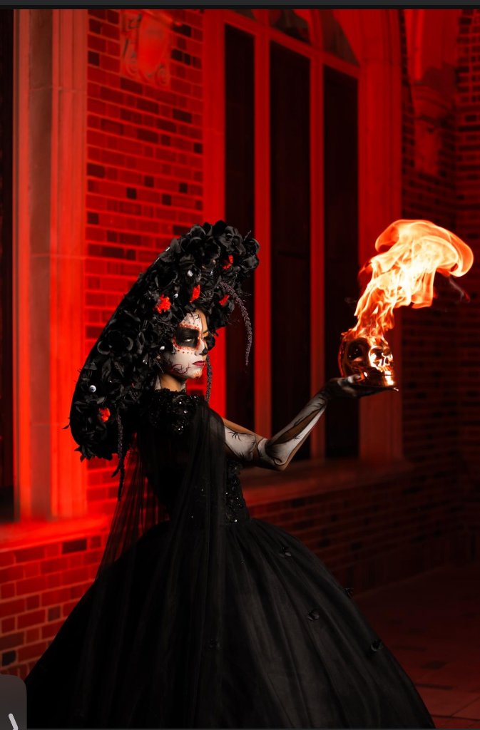 Day of the Dead Halloween makeup by Ges Beautified