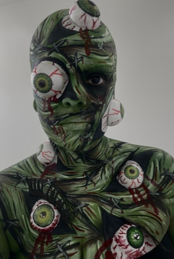 Zombie special effects makeup by Ges Beautified