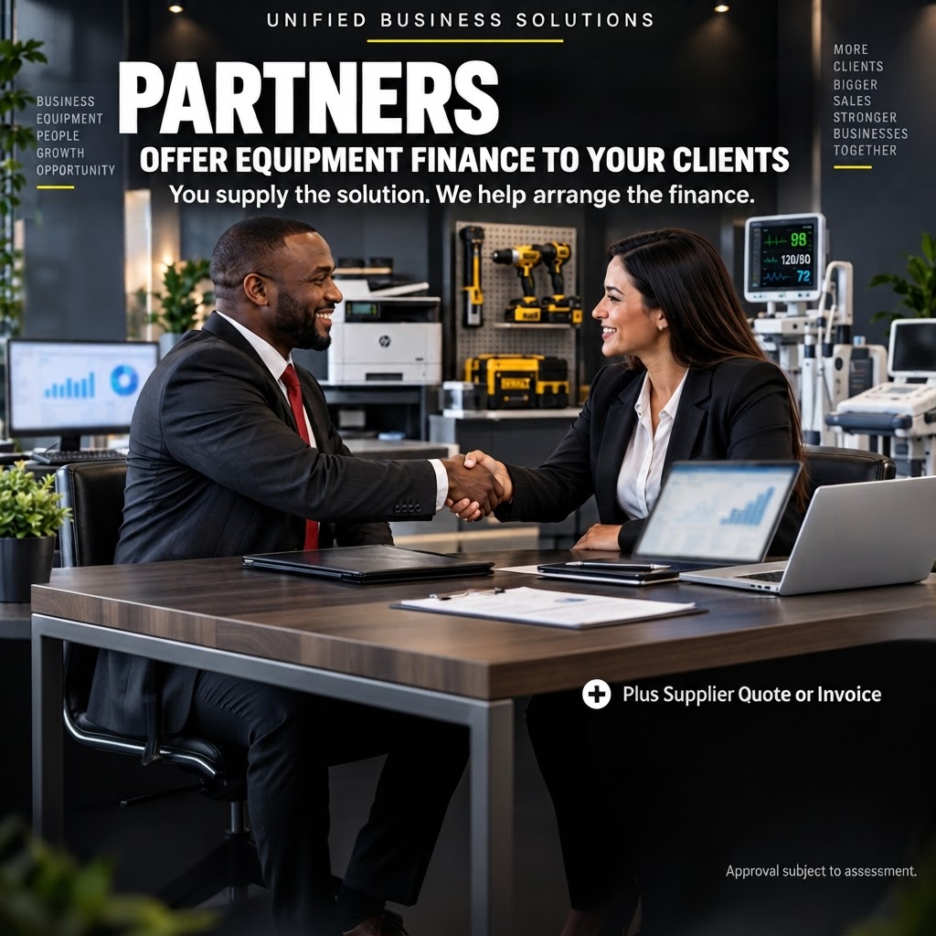 Business partners shaking hands in an office