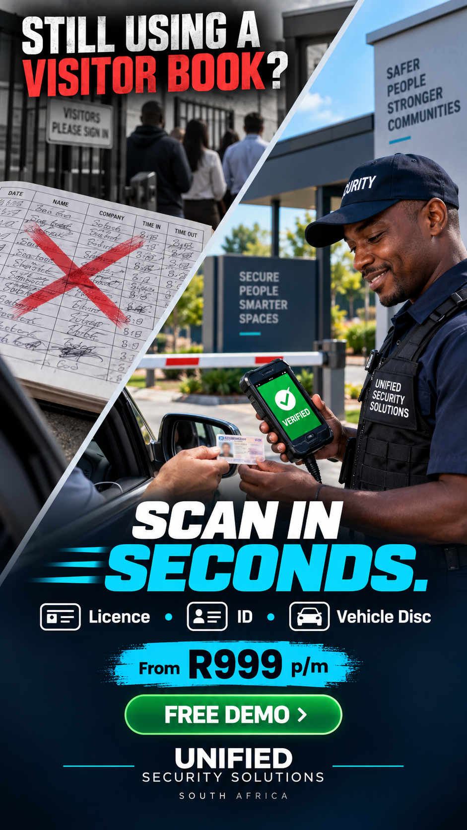 Access control and visitor management — scan in seconds