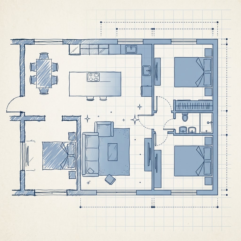 Turn any floor plan photo into an editable plan