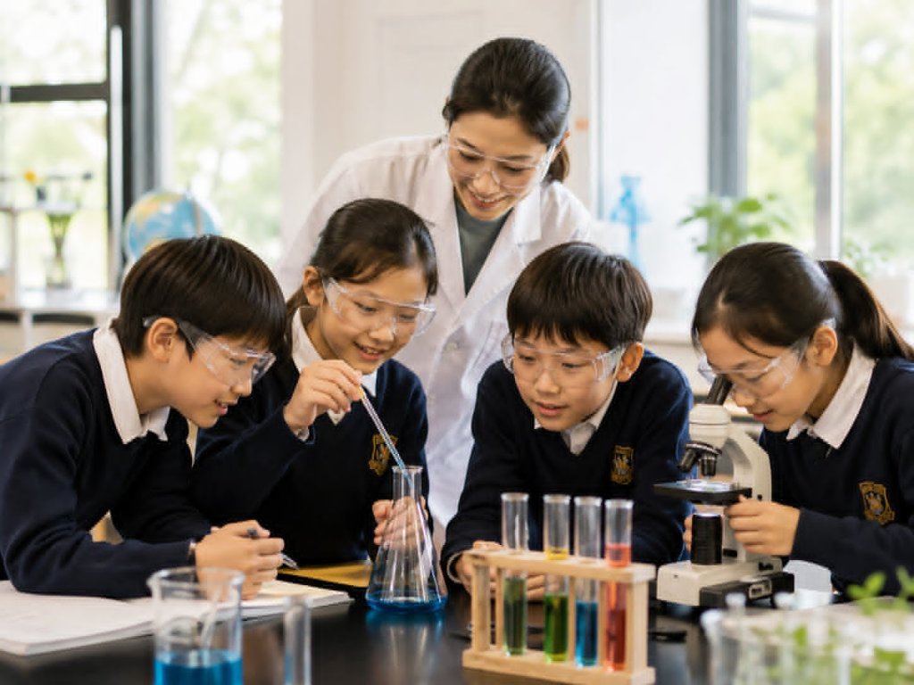 Science class experiment