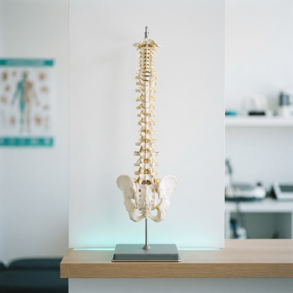 Anatomiczny model kręgosłupa lędźwiowego – fizjoterapia w Makowie Podhalańskim