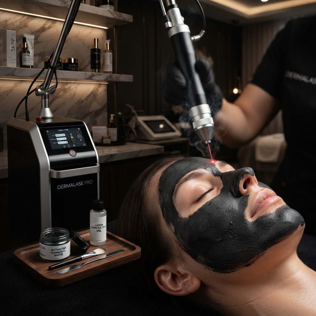 Laserowy peeling węglowy Carbon Peel Zabrze – Lashes Studio Iryna
