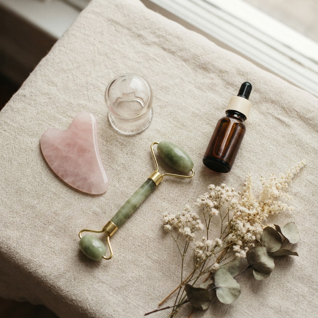 Naturalny lifting twarzy Poznań – Gua Sha, bańka próżniowa i masaż Kobido