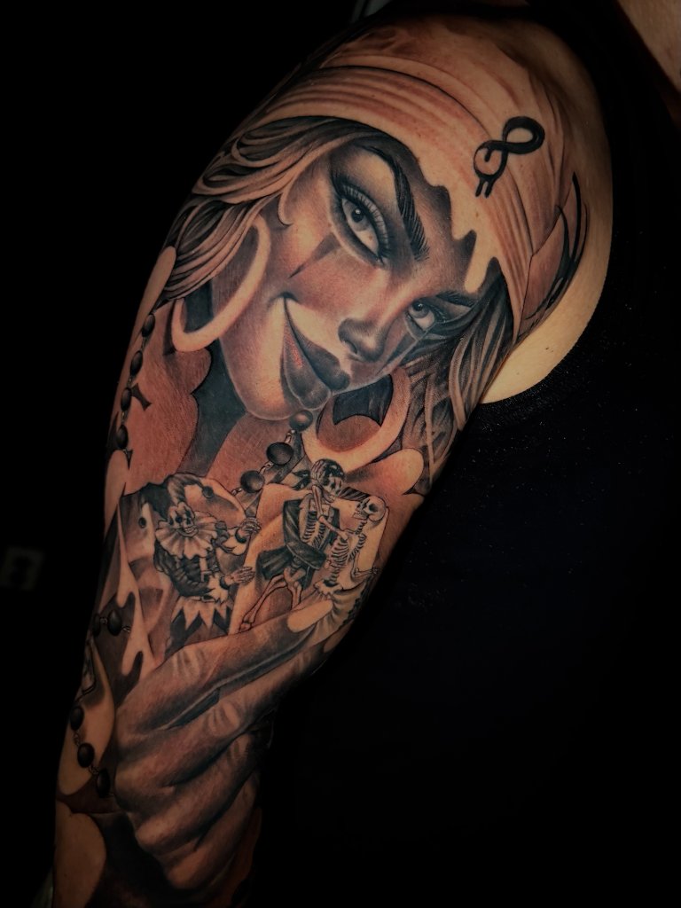 Black & Grey Realism artwork