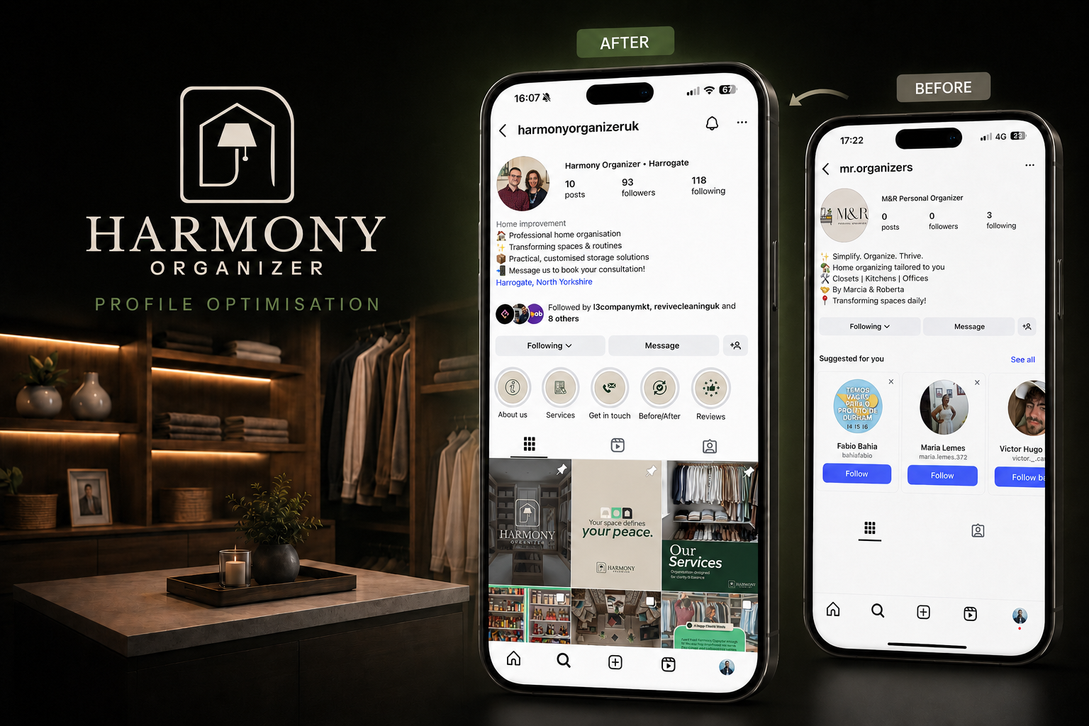 Harmony Organizer — Profile Optimisation