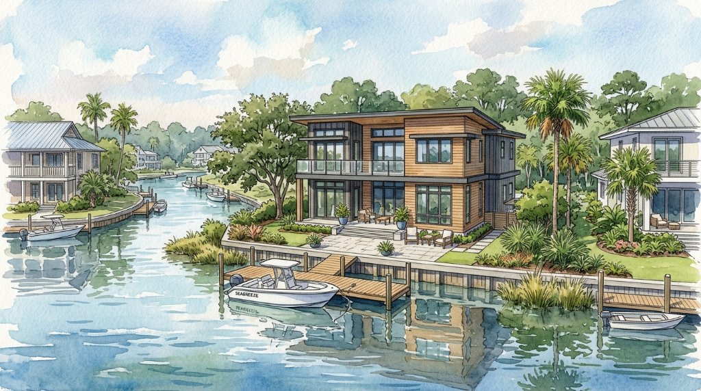 Waterfront & Canal Homes