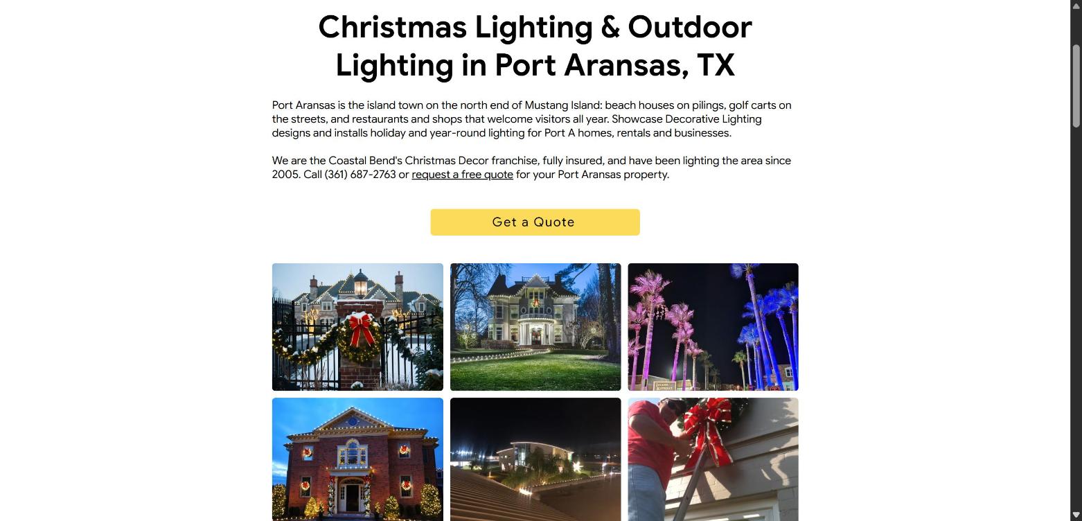 Showcase Decorative Lighting website gallery