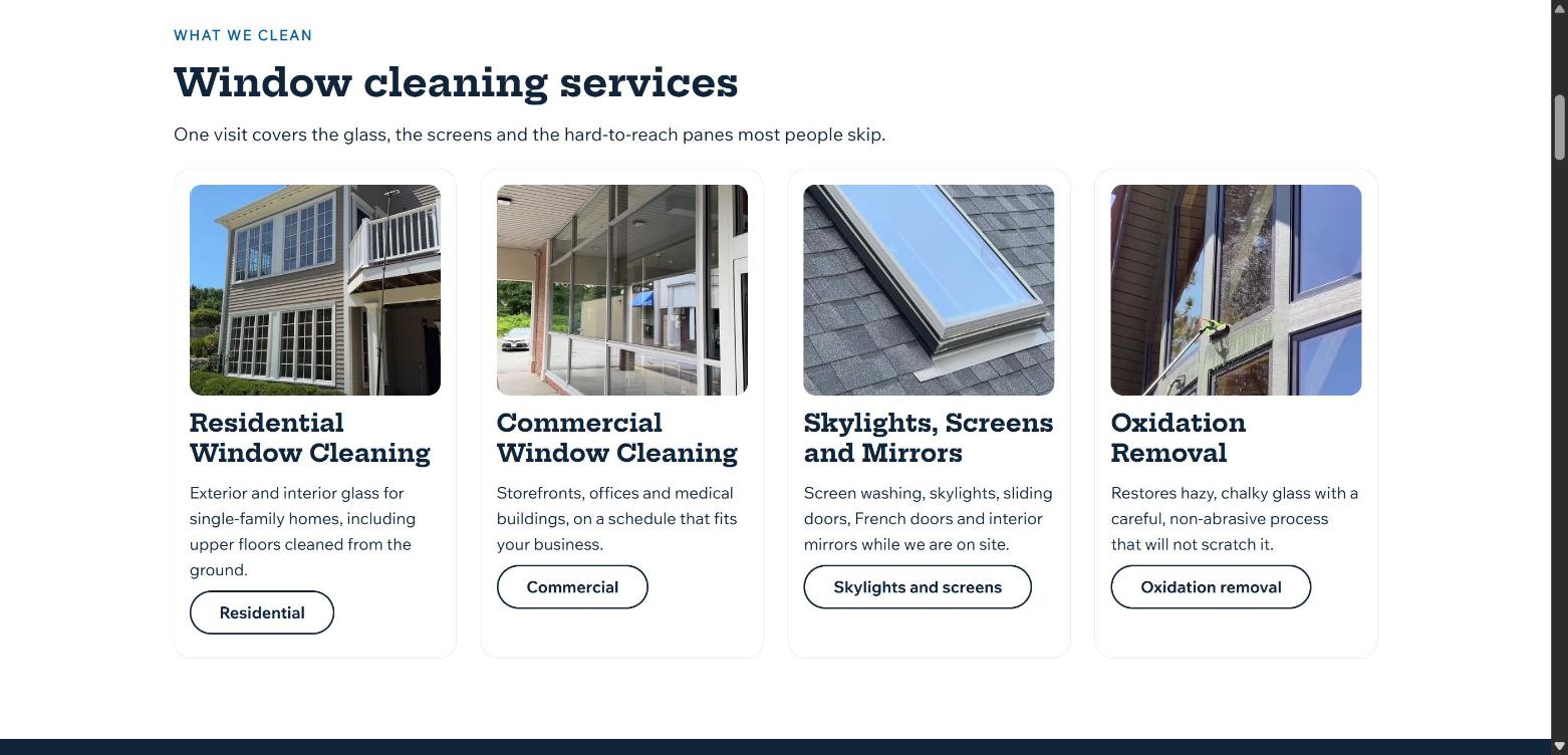 Smile Window Cleaning website gallery