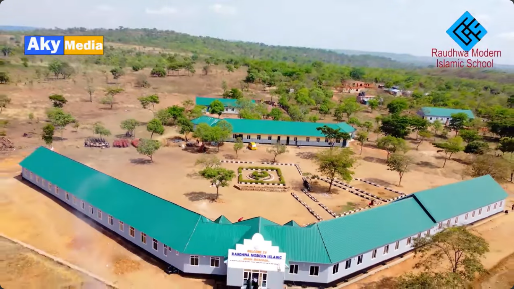 School Main Entrance — Aerial