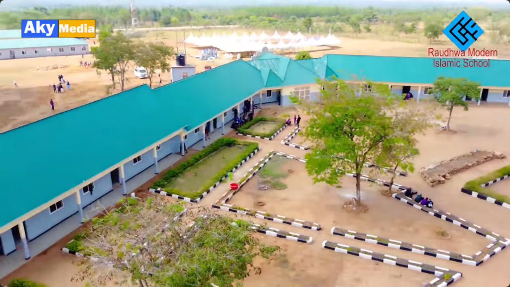 School Aerial View — Main Block