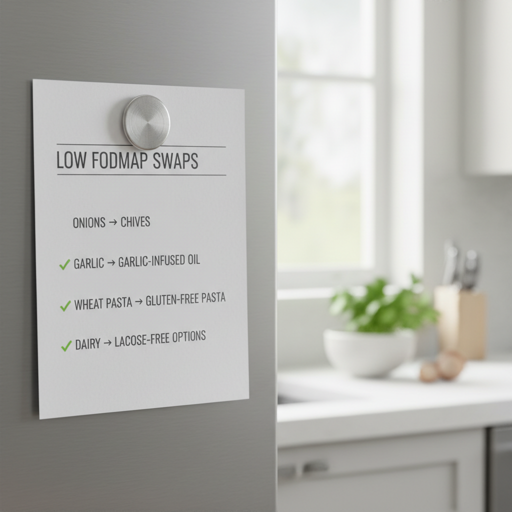 The Simplest Low FODMAP Swap Guide – Print It for Your Fridge
