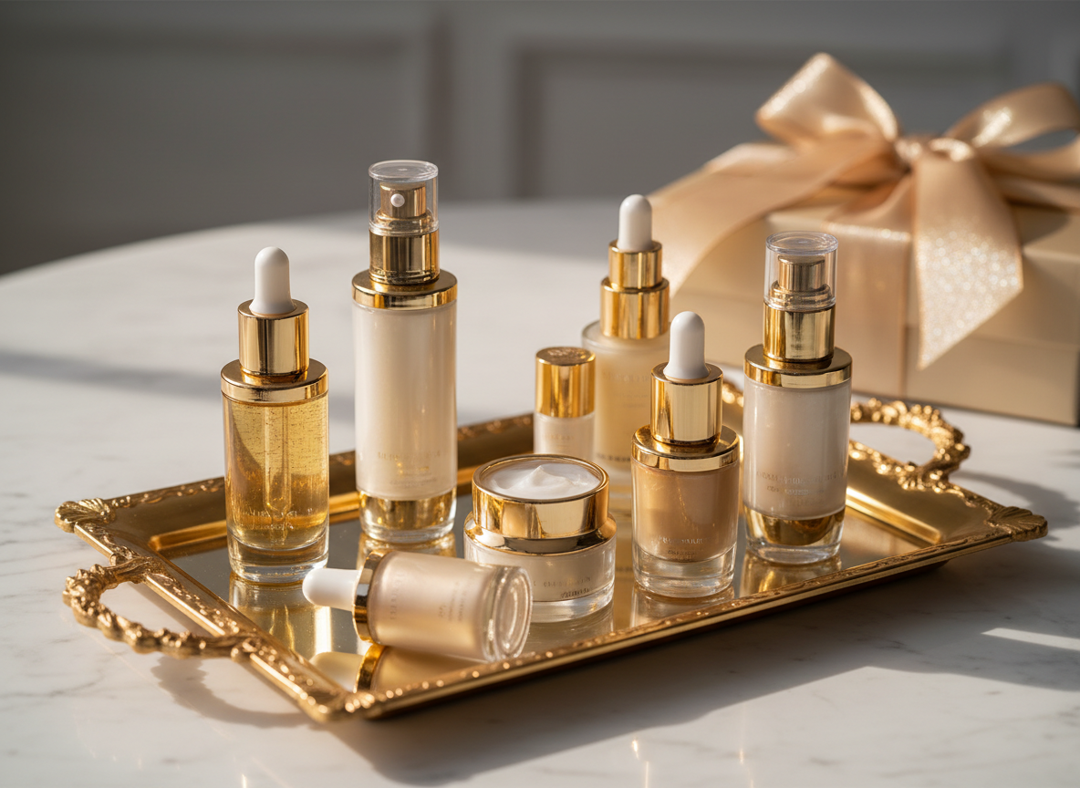 Olieny Glow Protocol bundle with vitamin C serum and hyaluronic acid