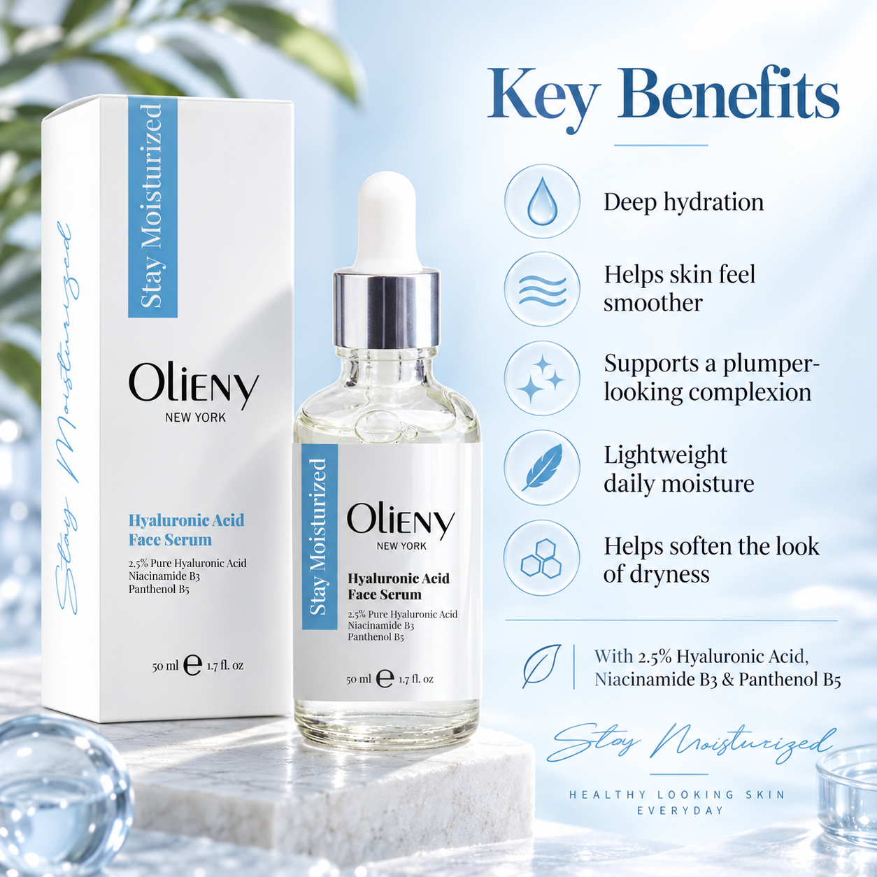 Stay Moisturized Hyaluronic Acid