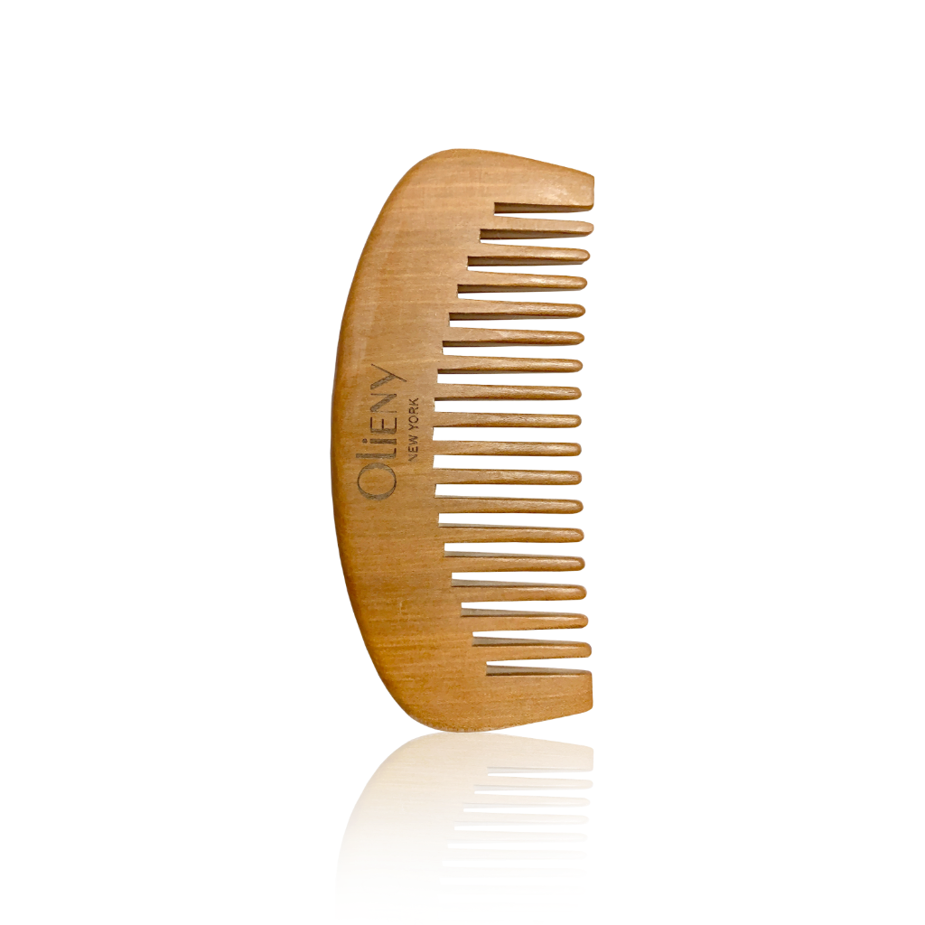 Olieny Natural Wooden Comb side view