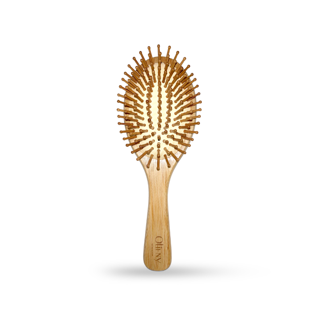 Olieny Wooden Hairbrush front view