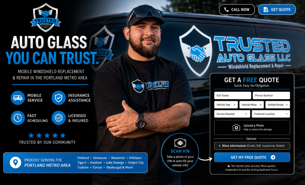 Trusted Auto Glass technician
