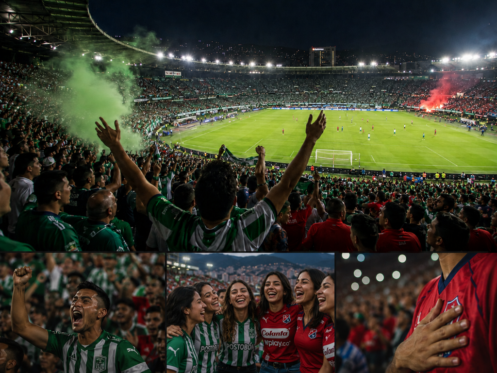Medellín soccer game experience at Atanasio Girardot with Atlético Nacional and Independiente Medellín supporters