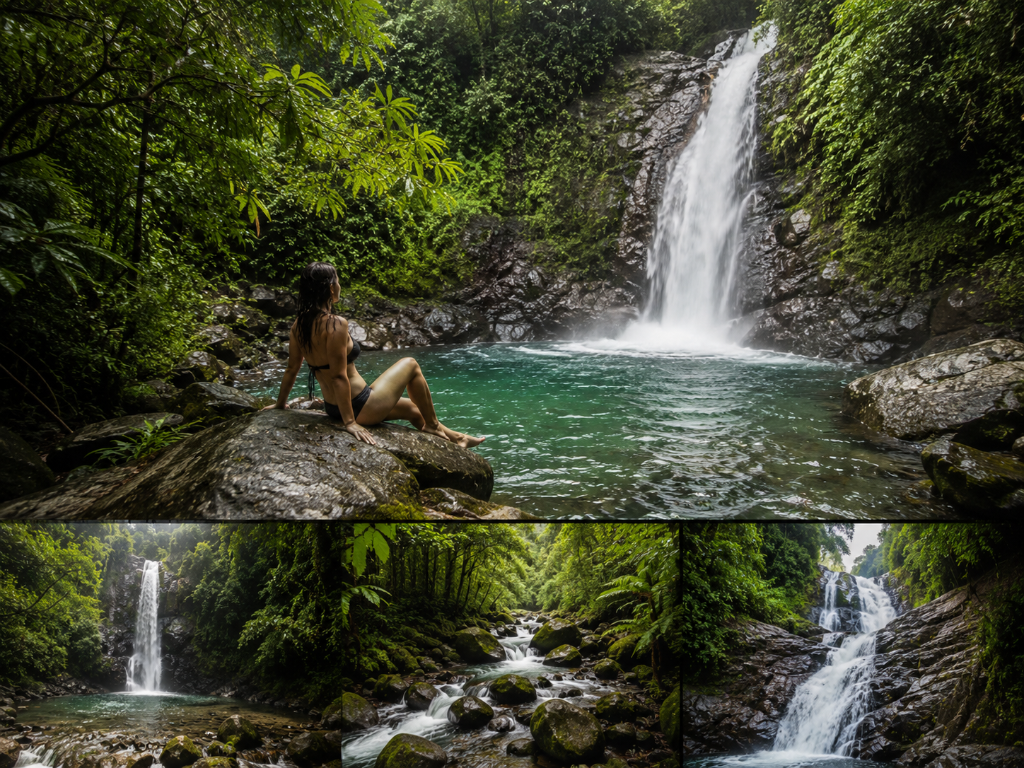 Private waterfall tour near Medellín visiting seven hidden waterfalls