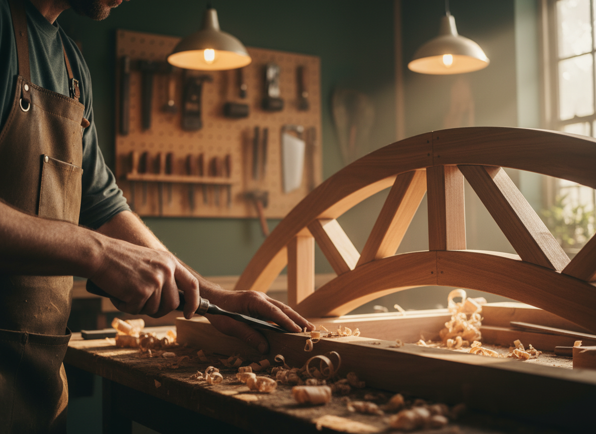 Custom workshop craftsmanship for event structures and backdrops in Utah