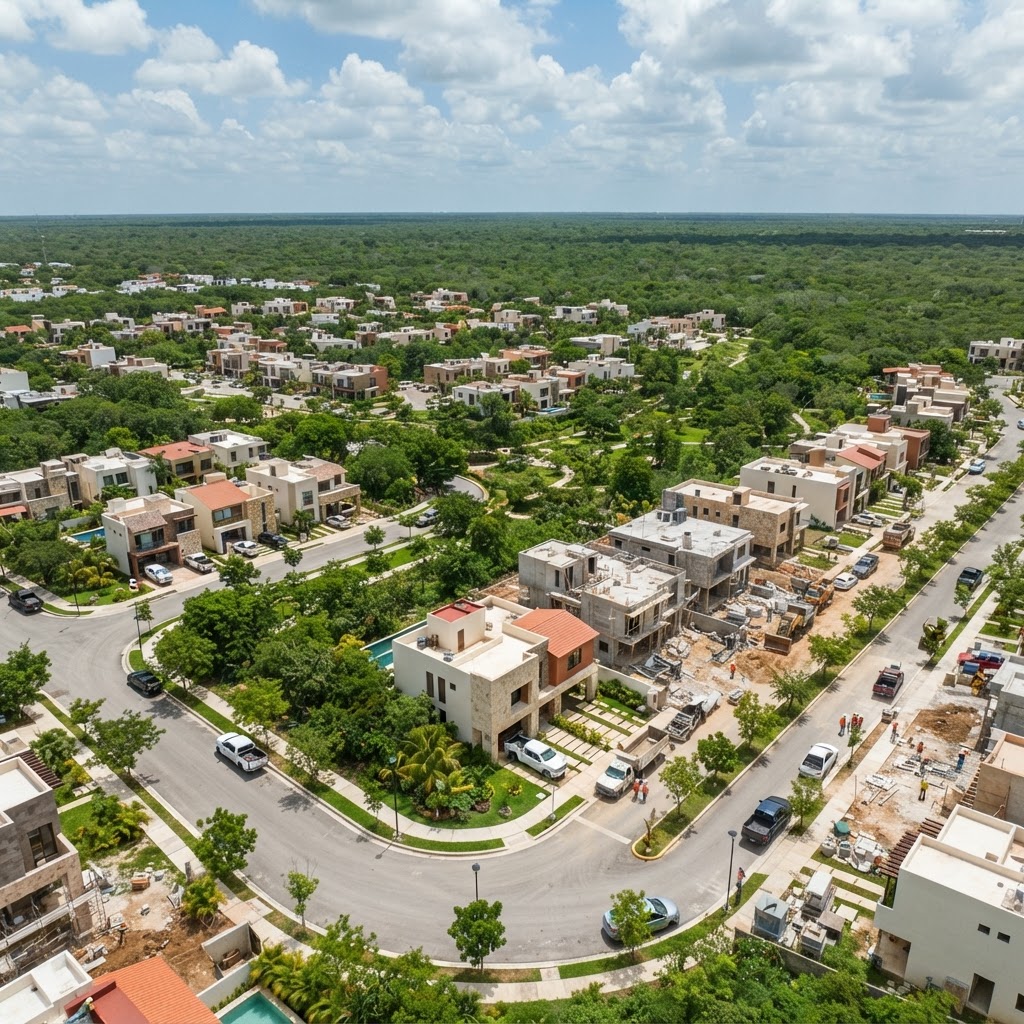 Desarrollo residencial de baja densidad cerca de Cholul
