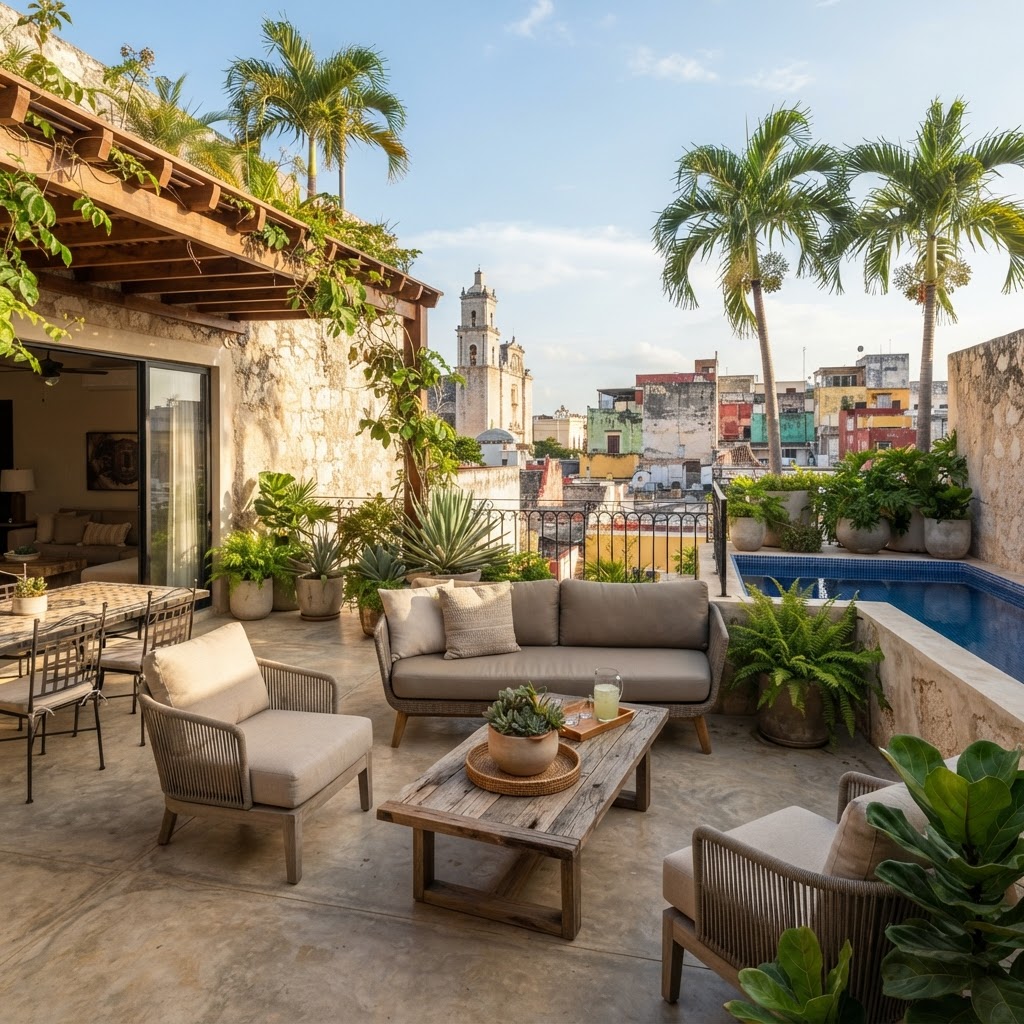 Apartamento preparado para renta vacacional en Mérida Yucatán