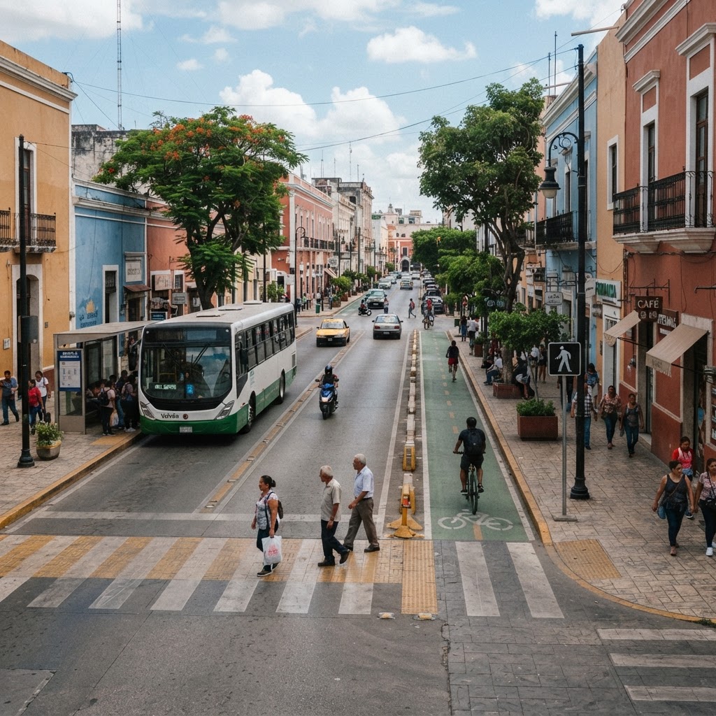 movilidad urbana en Mérida detalle