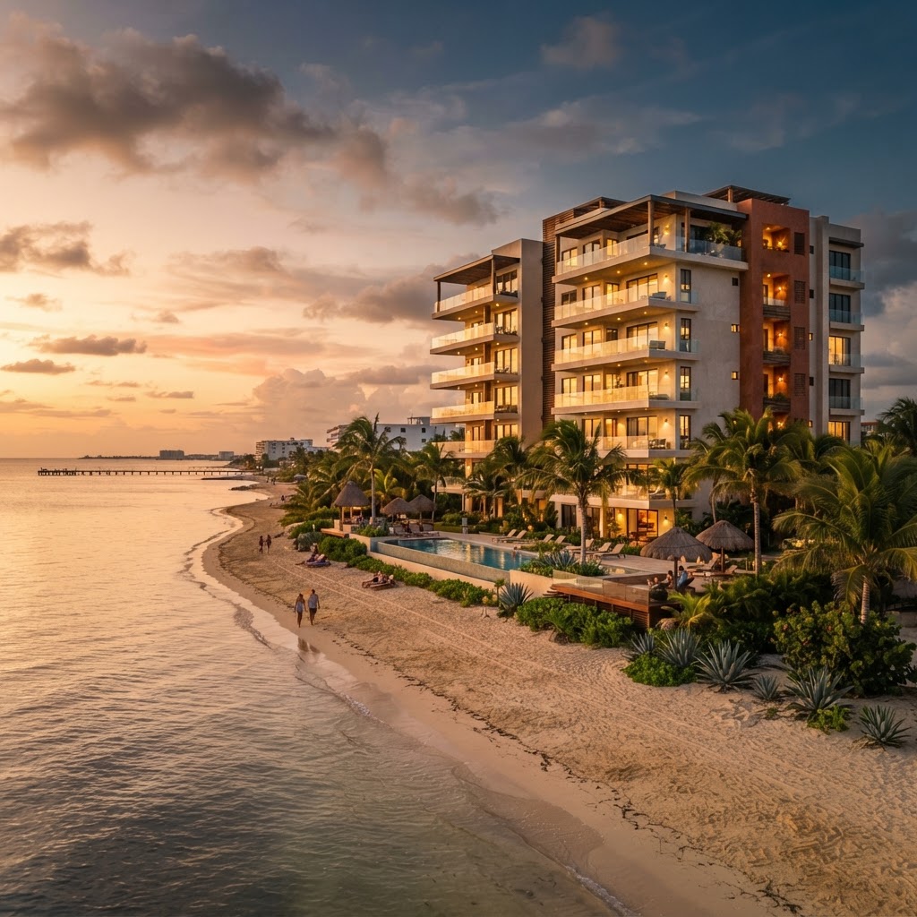 Condominio frente al mar en Progreso Yucatán