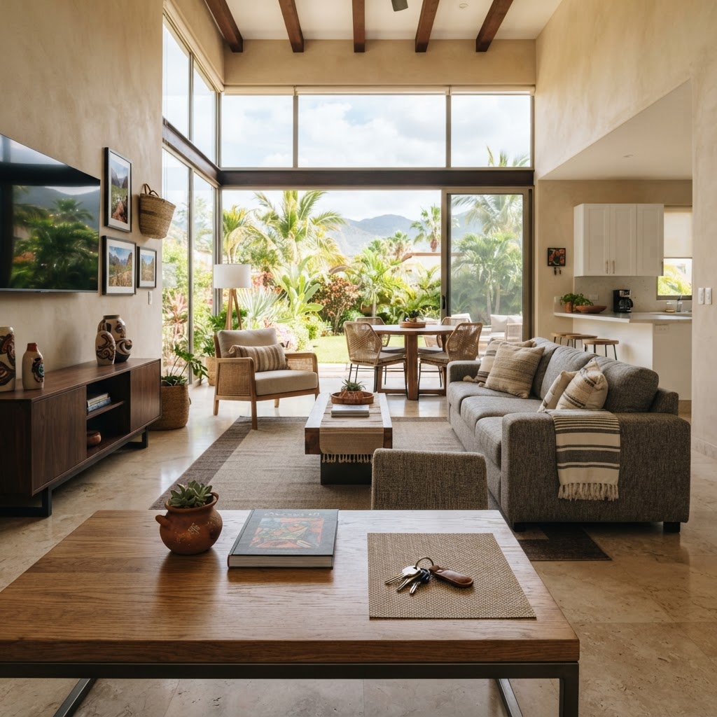 Interior listo para habitar de una casa de entrega inmediata en Mérida