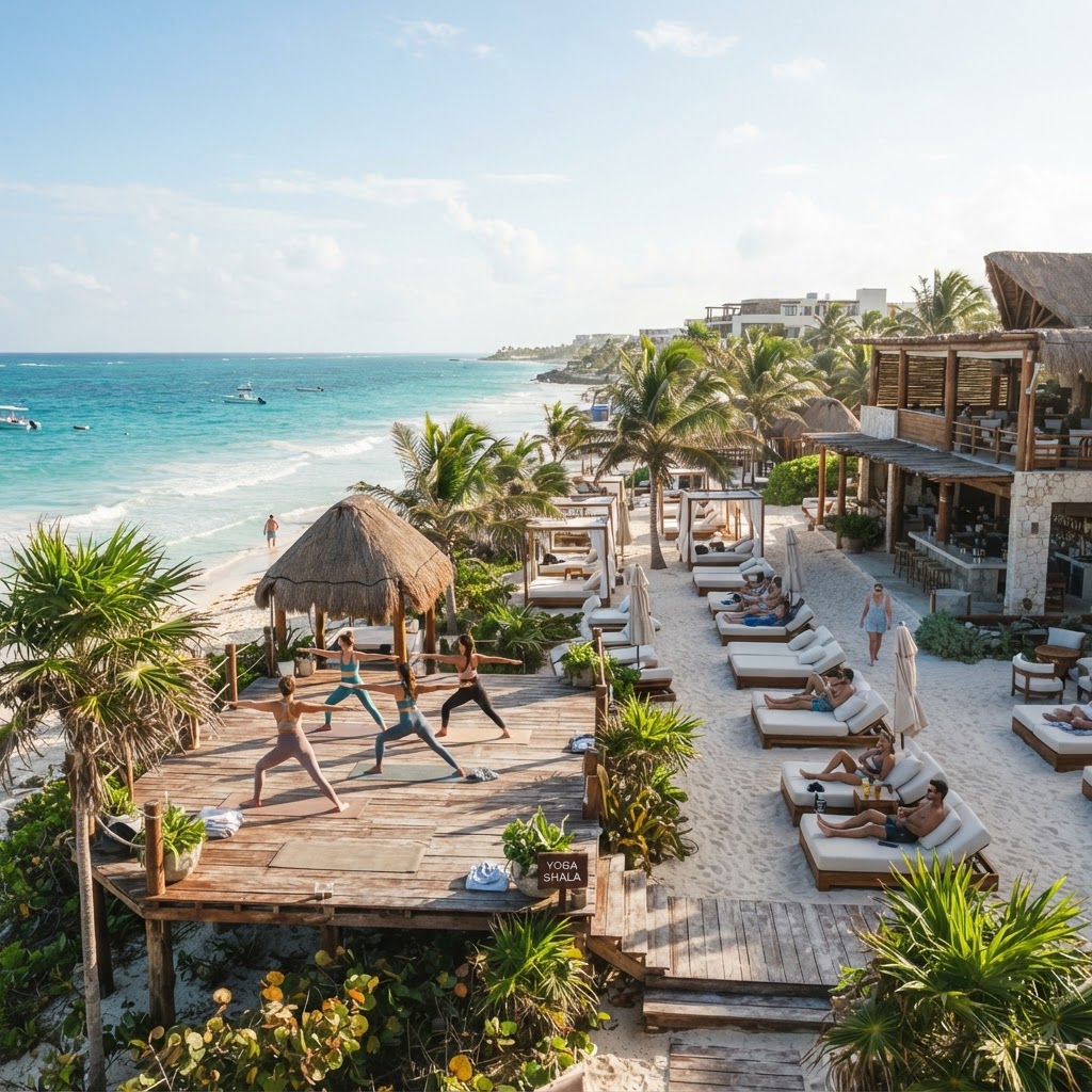 Clubes de Playa y Amenidades Wellness: Motores de Plusvalía y Renta Vacacional en la Costa Yucateca