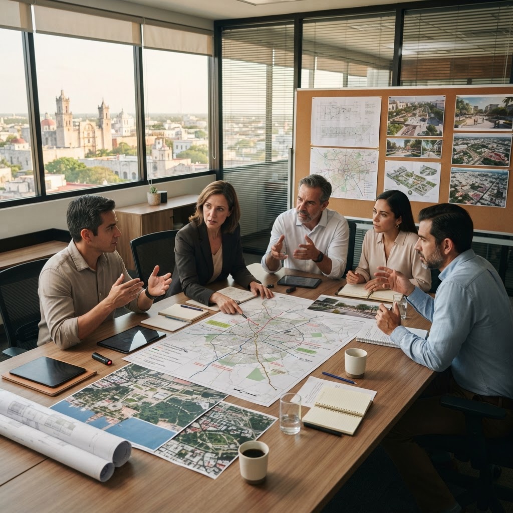 Plan metropolitano e infraestructura de Mérida detalle