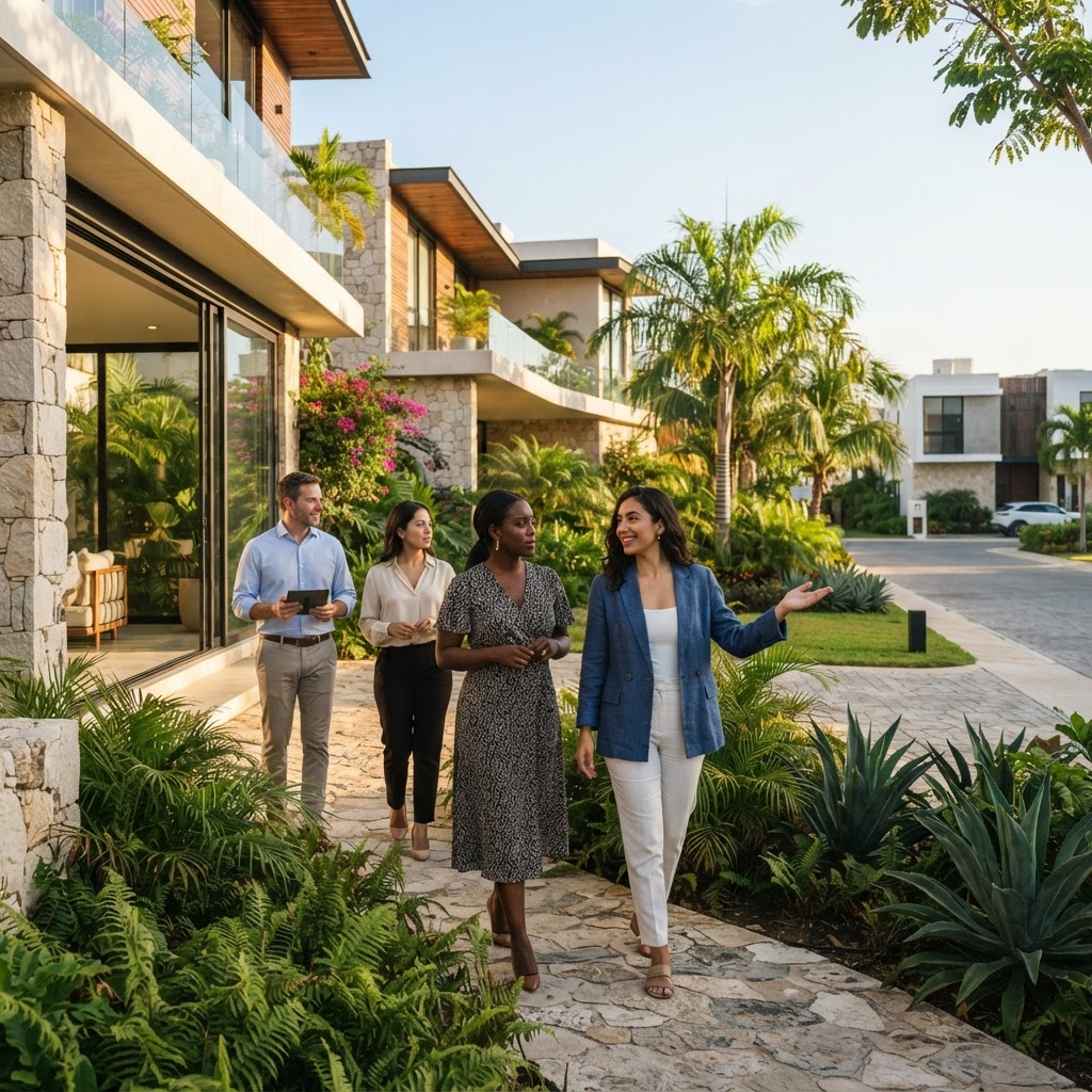 Recorrido profesional por un desarrollo residencial de Mérida