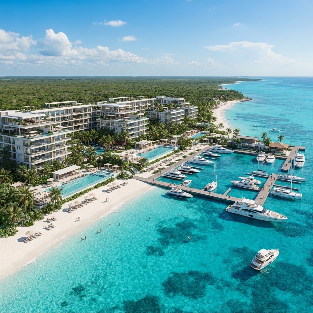Marina Residencial y Condohotel en la Riviera Yucateca