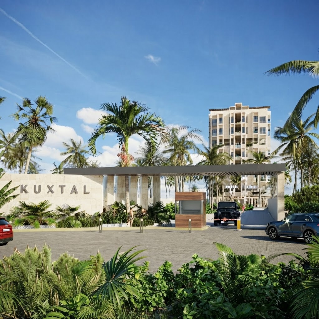 Kuxtal Lux Condos amenidades y espacios
