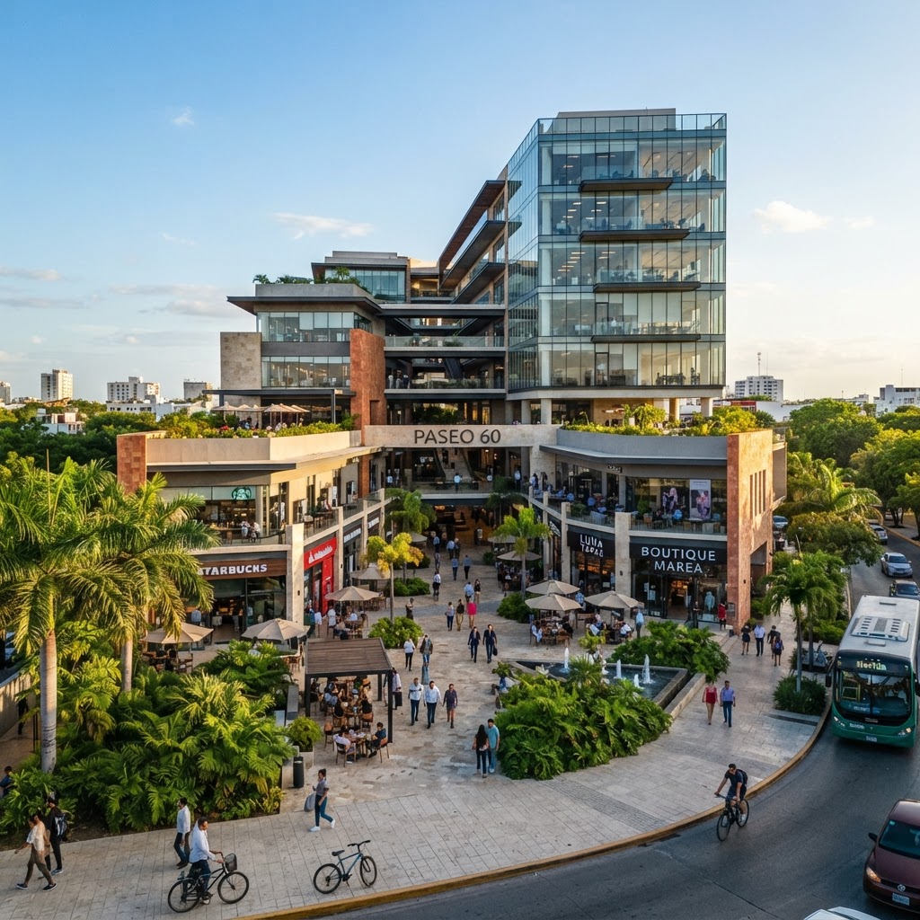Complejo comercial y corporativo de uso mixto en Mérida Yucatán