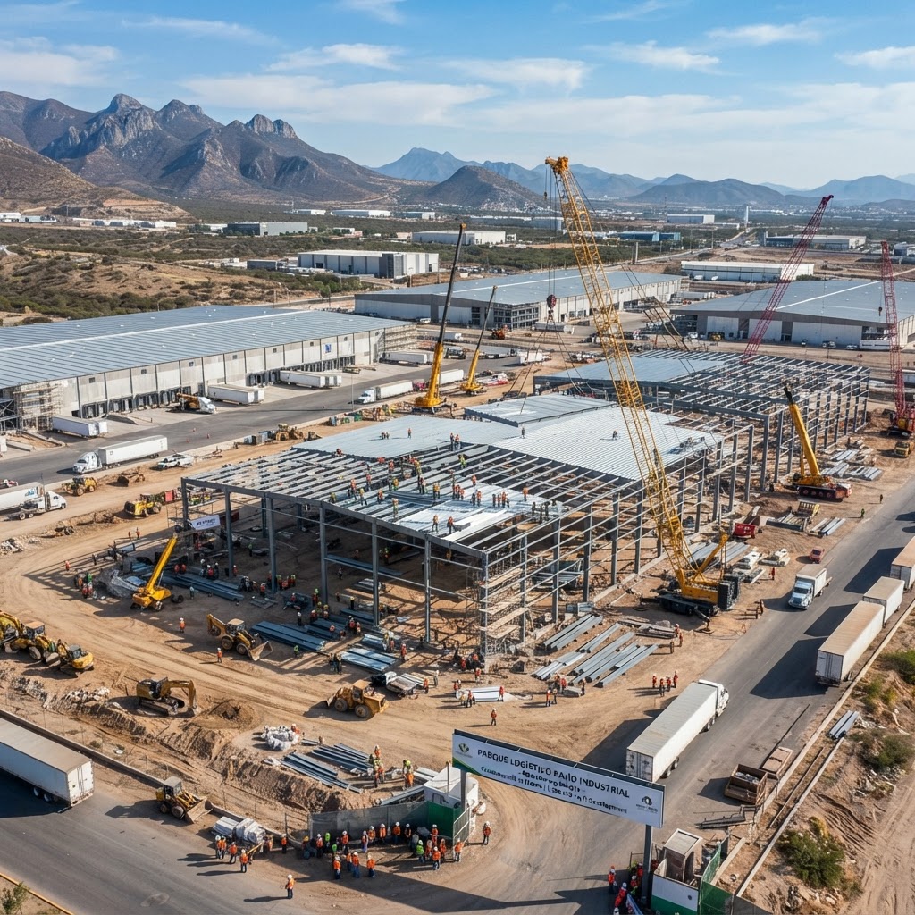 Parques logísticos industriales en construcción en México