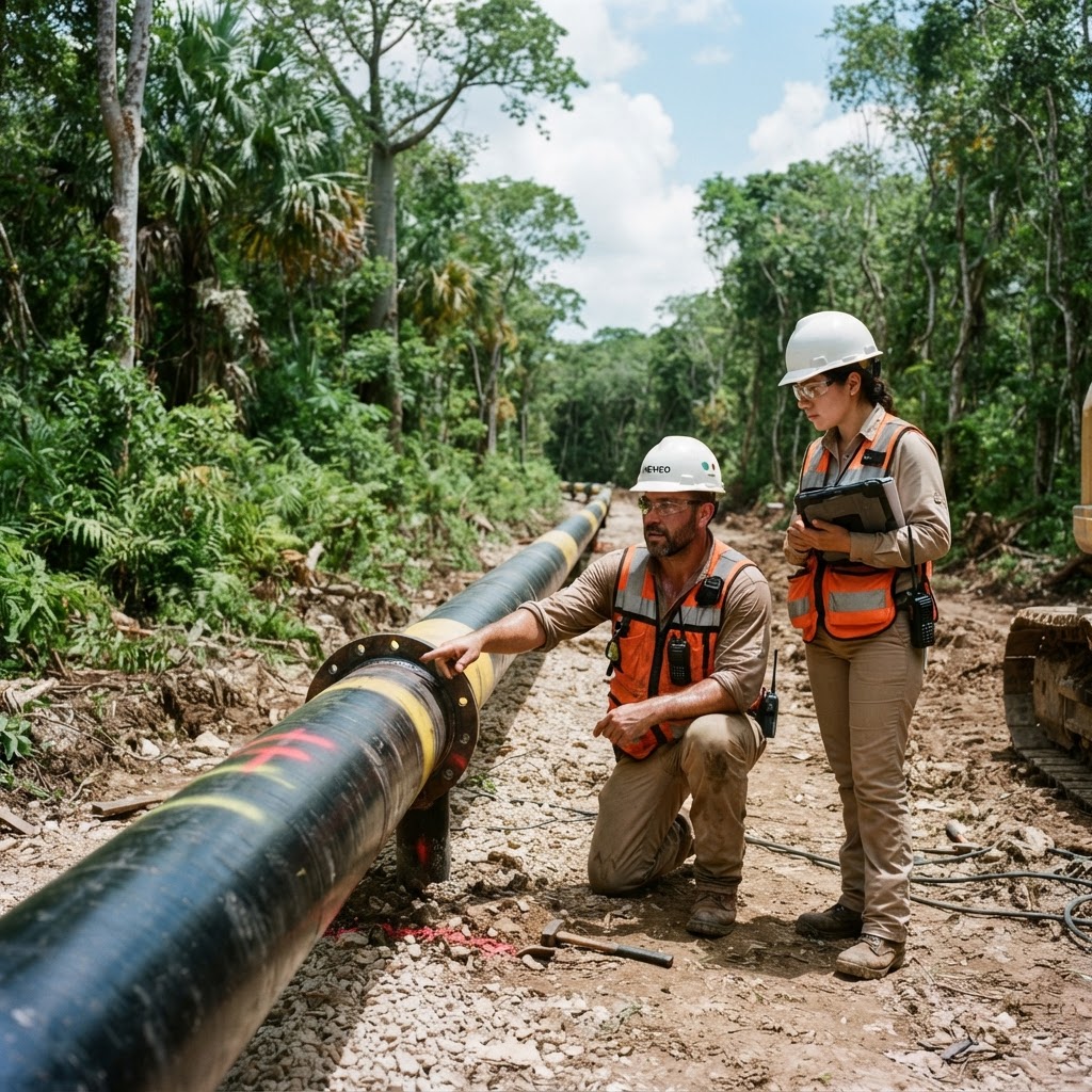 Gasoducto Mayakan al 65%: lectura inmobiliaria de una obra energética clave para Yucatán