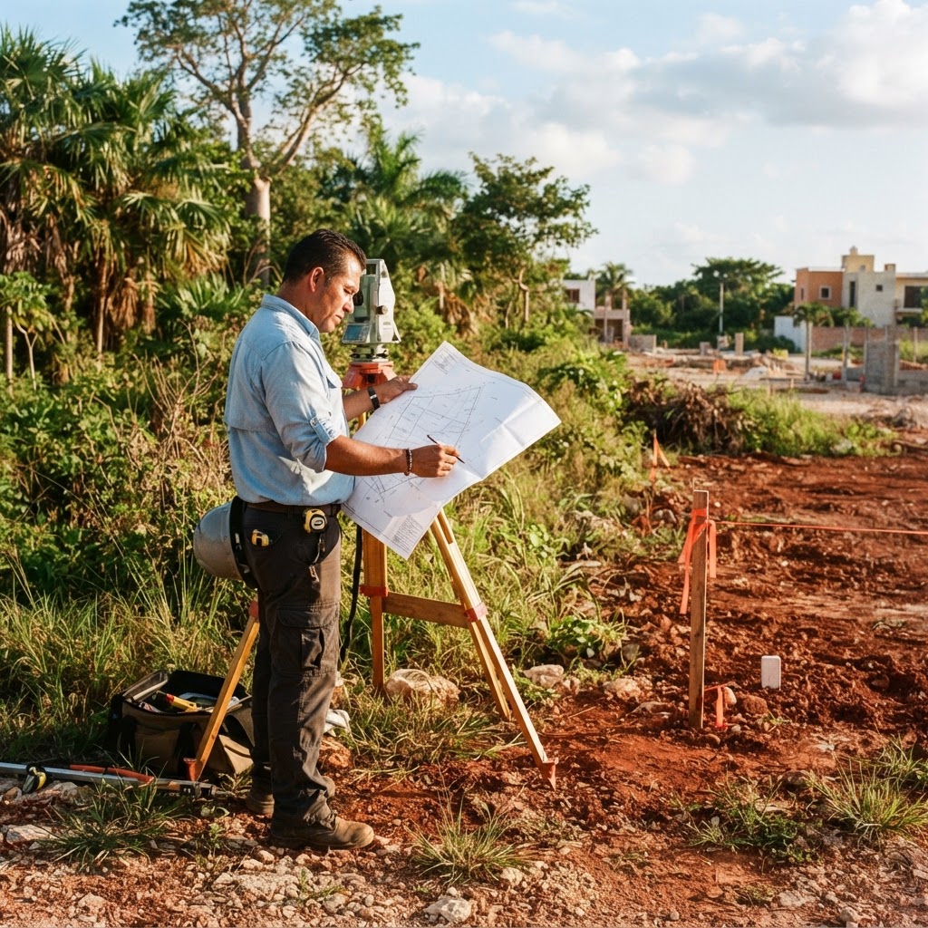 Revisión de un terreno residencial en Yucatán