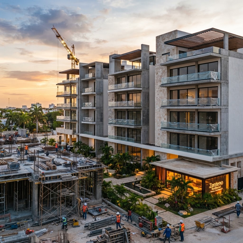Desarrollo residencial moderno de alta calidad constructiva