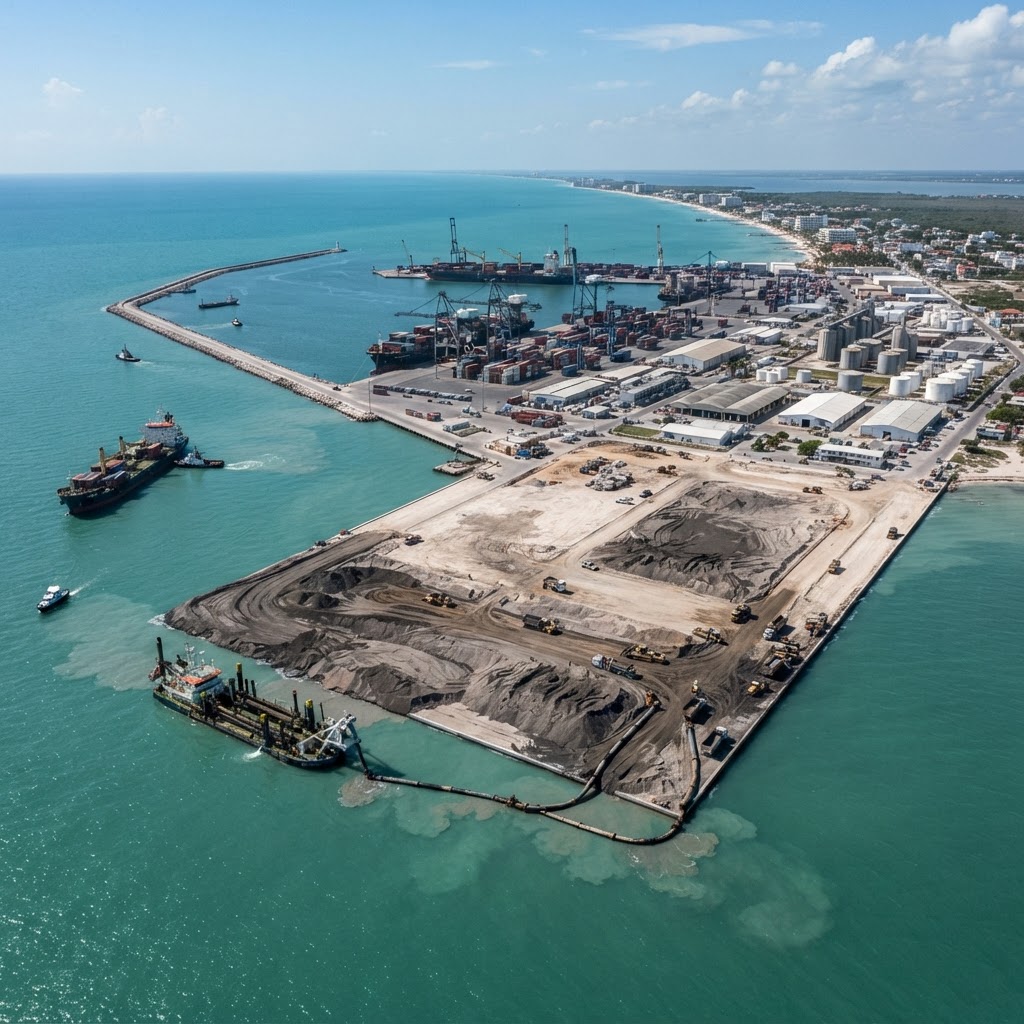 Ampliación del Puerto de Progreso: qué puede cambiar para el mercado inmobiliario de Yucatán