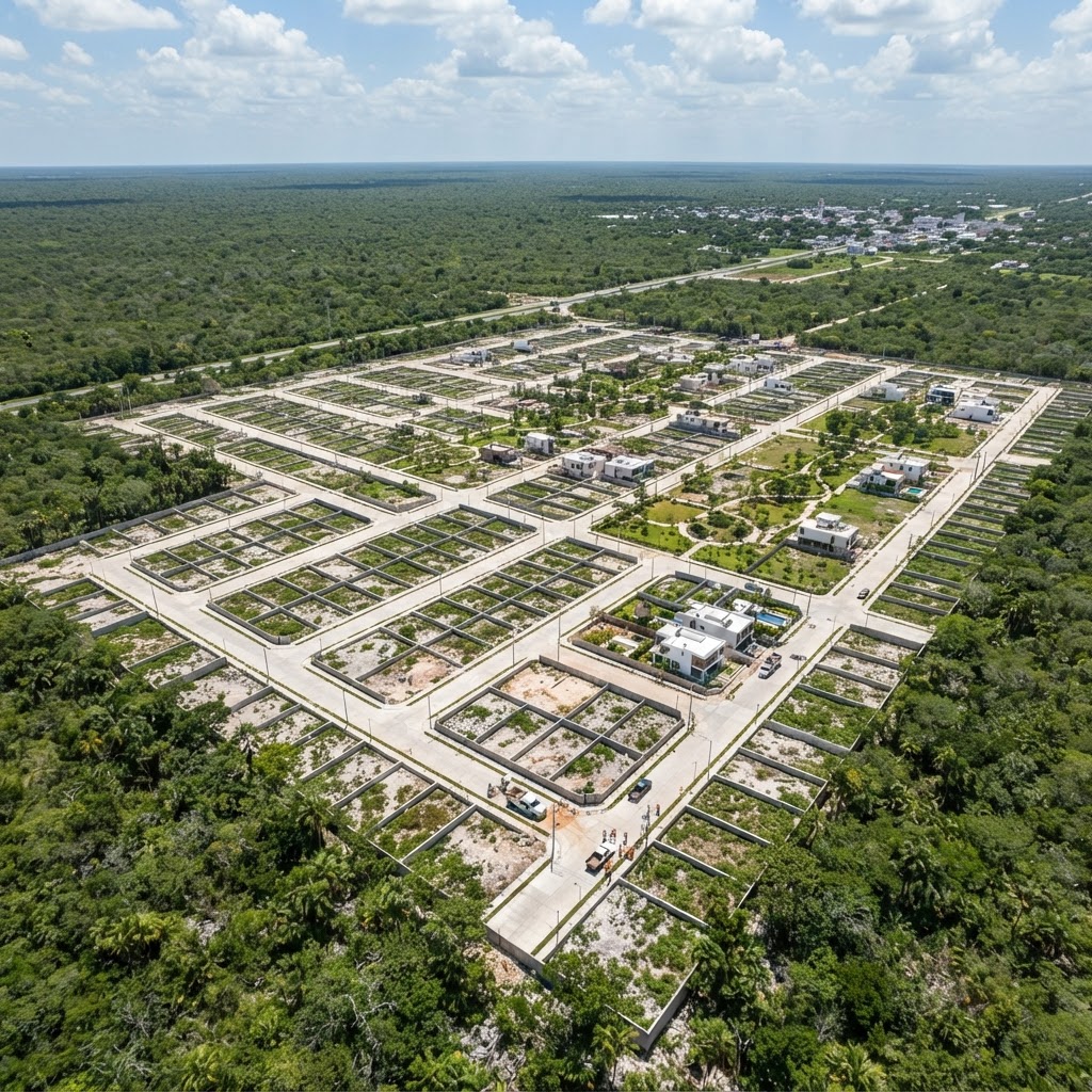 Desarrollo residencial planificado cerca de Conkal