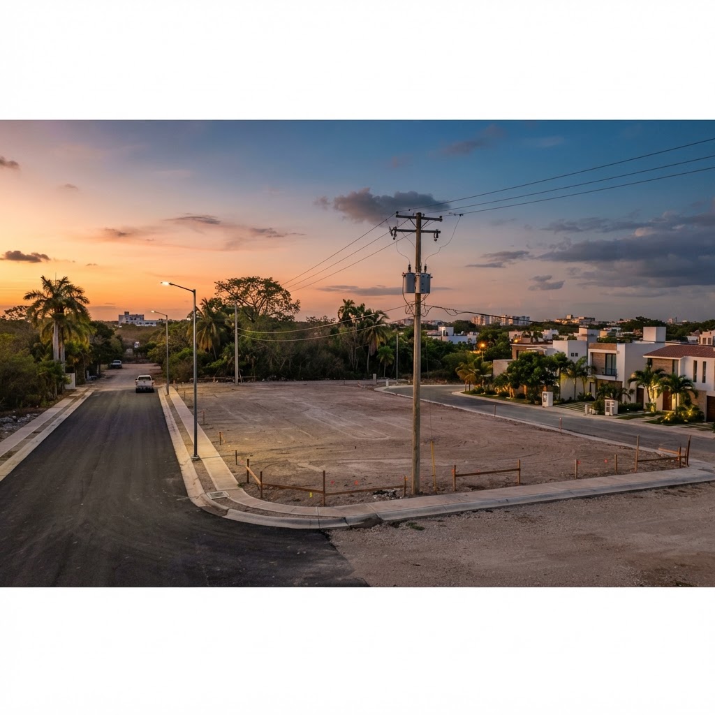 Corredor comercial en crecimiento al norte de Mérida