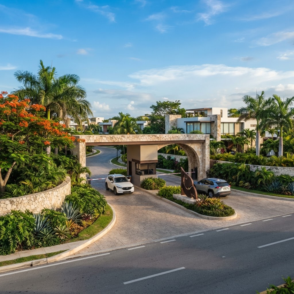 Desarrollo residencial moderno en el norte de Mérida