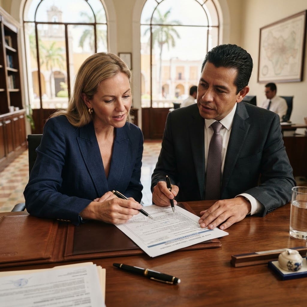 Revisión de documentos de compra inmobiliaria en Mérida Yucatán