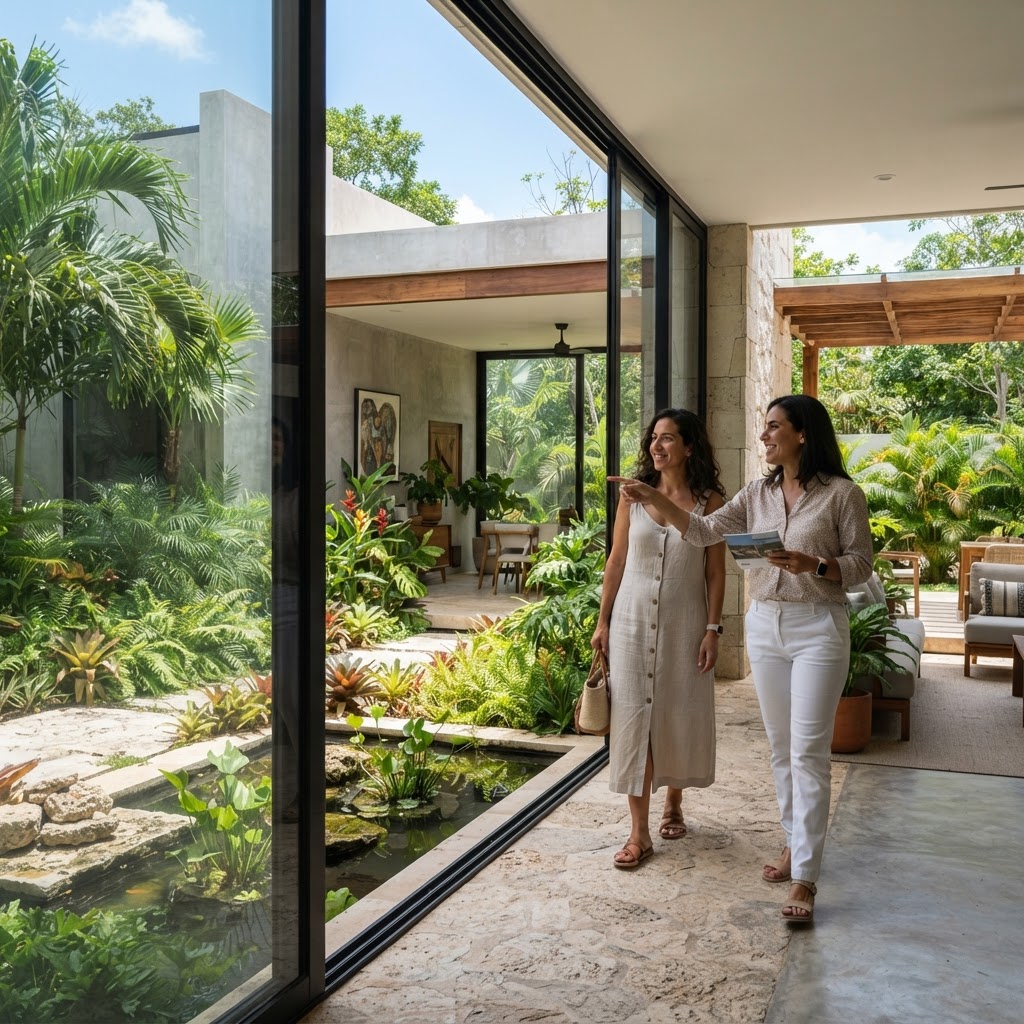 Visita de una vivienda terminada en Mérida