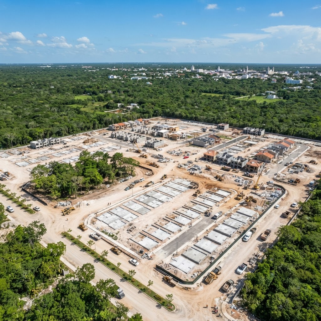 Desarrollos inmobiliarios en Mérida: el mapa real de la expansión en 2026