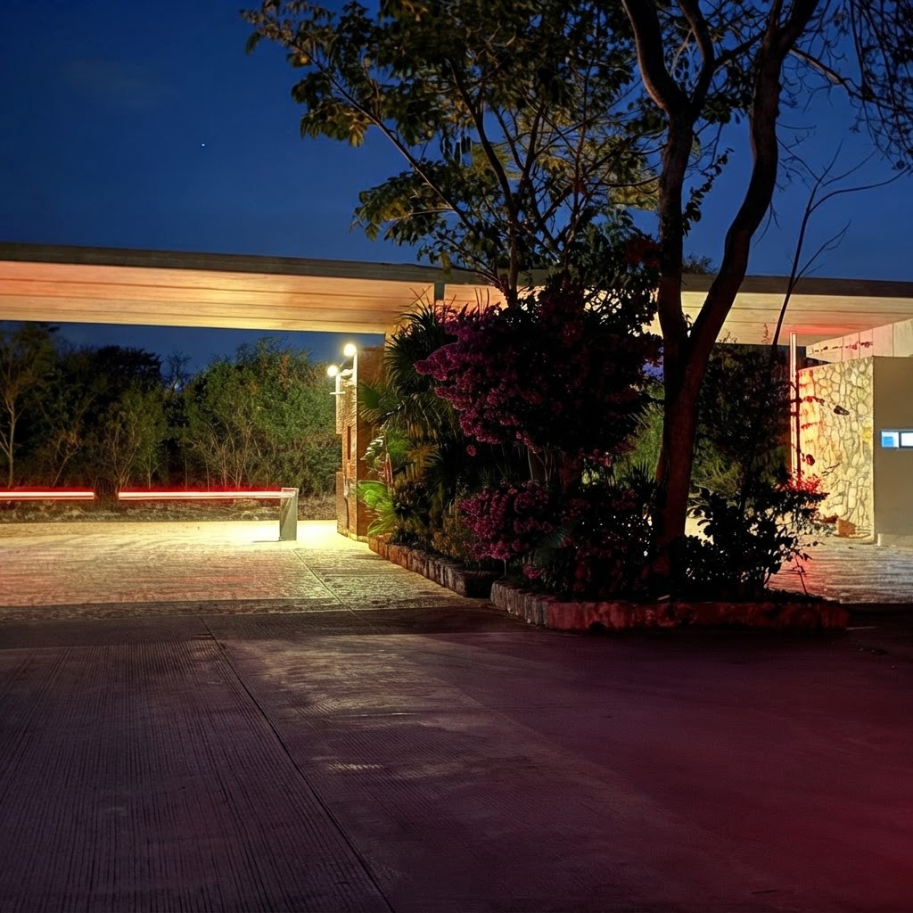 Lotes residenciales con áreas verdes y vegetación exuberante en Puerta Kuxtal, Yucatán